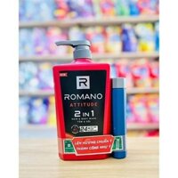 Tắm gội Romano 2 in 1 Attitude 650g - Tặng kèm tắm gội 2 in 1 Force 150g