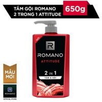 Tắm gội romano attitude 650g