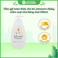 Tắm gội toàn thân cho bé Johnson's Baby mềm mại như bông chai 500ml