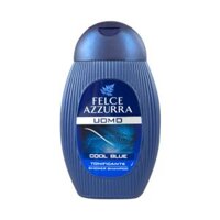Tắm Gội Toàn Thân Cho Nam, Shower Shampoo for Men, Cool Blue, Tonificante, 8.45 fl oz (250ml) - FELCE AZZURRA