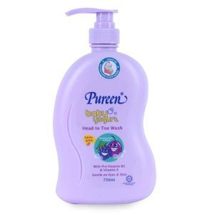 Tắm gội toàn thân Pureen nho đen và mận 750ml