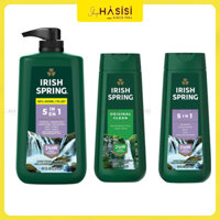 Tắm gội xả rửa mặt IRISH SPRING - Original Clean Body Wash.