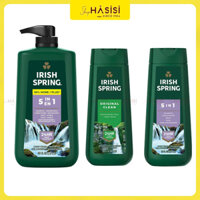 Tắm gội xả rửa mặt IRISH SPRING - Original Clean Body Wash.