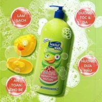 ￼Tắm gội xã SUAVE kid 3in1 1180ML MỸ