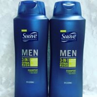 Tắm gội xả Suave Men 3in1
