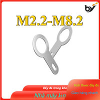 Tấm hàn một đầu Dây đồng Máy rửa tai Vòng tròn Thiết bị đầu cuối hàn đồng Đầu nối máy giặt đồng M2.2-M8.2 (BY-DM) (Y18)