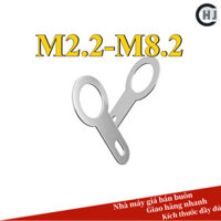 Tấm hàn một đầu Dây đồng Máy rửa tai Vòng tròn Thiết bị đầu cuối hàn đồng Đầu nối máy giặt đồng M2.2-M8.2 (HJC-DM) (Y18)