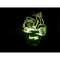 Tấm Hình Acrylic Vespa 946 cho đèn led 3D