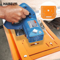 Tấm hướng dẫn cưa HABELYI, có thể điều chỉnh 45° Tấm đế cưa tròn cắt chéo, 90° Cắt phẳng Không cần đục lỗ Máy cắt tấm đế Hướng dẫn tấm đáy đường ray