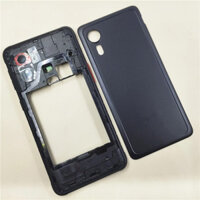 Tấm khung giữa + vỏ bọc pin cho Samsung Galaxy Xcover 5 G525 G525F, bộ phận sửa chữa vỏ bọc