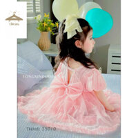 Tâm Kid- Váy công chúa bé gái gắn nơ sau lưng siêu xinh cho bé từ 10-22kg