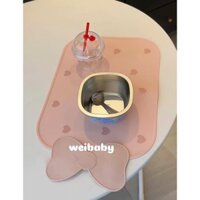 Tấm lót bàn ăn dặm silicon cao cấp tạo sự ngon miệng, hứng thú, đam mê cho bé