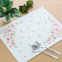 TẤM LÓT BÀN ĂN NHỰA PVC FLOWER JQ01