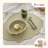 Tấm Lót Bàn Ăn TGM Hình Sò Chính Hãng Seashell Silicon Table Mat Cho Bé Ăn Gọn Gàng, Giúp Mẹ Dễ Dàng Vệ Sinh