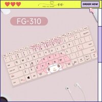 Tấm lót bàn phím Laptop, Macbook chất liệu silicone chống nước chống bụi phong cách tranh vẽ - FG310