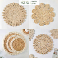 TẤM LÓT BÌNH HOA ĐAN SỢI NGÔ