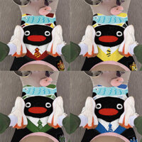 Tấm lót chân xe điện PINGU hoạt hình dễ thương Tấm lót chân chống trượt chống nước cho xe máy có thể cắt được thông dụng