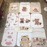 Tấm Lót Chống Thấm Cho Bé Sơ Sinh 4D, Tấm Lót Thay Tả Bỉm Cho Bé Sơ Sinh