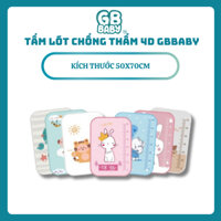 Tấm Lót Chống Thấm Gbbaby, Miếng Lót Chống Thấm 4D cho bé sơ sinh an toàn không kích ứng da