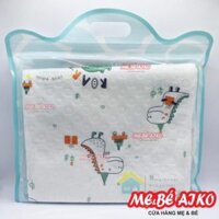 Tấm Lót Chống Thấm Giặt Máy 2 Lớp UNMEI Họa Tiết Ngộ Nghĩnh Kích Thước 50x70cm, Chống Thấm An Toàn Cho Bé Sơ Sinh