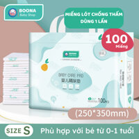 Tấm lót chống thấm thay bỉm miếng lót thay tã dùng 1 lần cho bé không hăm thấm hút tốt BabyCare