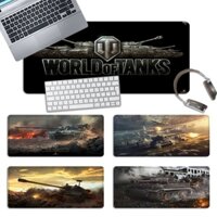 Tấm Lót Chuột Bàn Phím Chống Trượt In Hình anime world of tanks Dành Cho Game Thủ laptop pc overwatch / cs go