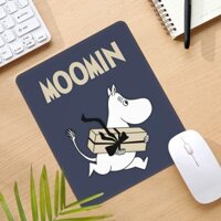 Tấm lót chuột cao su chống trượt in hình Moomin Llittle My 30x25cm
