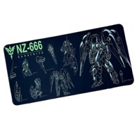 Tấm lót chuột chơi game hình Gundam Sinanju - Kshatriya