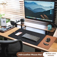 Tấm lót chuột CUPFUN, Tấm lót chuột bàn phím chống trượt bằng da nỉ, Máy tính xách tay lớn nhiều màu chống nước hiện đại Bàn di chuột văn phòng tại nhà