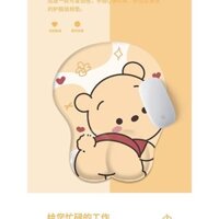 Tấm lót chuột Winnie the Pooh dễ thương, tấm lót chuột 3D, tấm lót chuột văn phòng, tấm lót chống trượt, tấm lót cổ tay