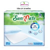 Tấm lót giường Sunmate kích thước to 45x70 cm- Gói 20 miếng