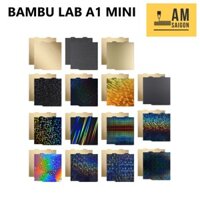 Tấm Lót Hai Mặt Bằng Thép PEI đa dạng 184x184mm Cho Máy In 3D Bambu Lab A1 mini