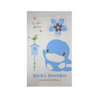 Tấm lót Kuku bằng cao su cho bé KU2516A size 60 x 90cm (Xanh nhạt)