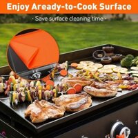 Tấm lót làm sạch giá thịt nướng Tấm lót nhà bếp chống trượt Thảm nướng BBQ tái sử dụng