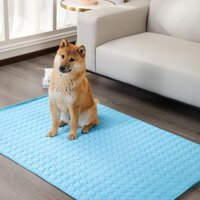 Tấm lót lạnh cảm giác lạnh cho thú cưng, Tấm làm mát bằng lụa băng cảm giác lạnh, Đệm cho chó và mèo, Đồ dùng đệm ghế Sofa cho thú cưng trên ô tô gia dụng