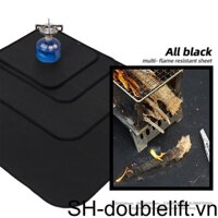 Tấm Lót Lò Nướng Bbq Chống Cháy Đa Năng An Toàn Chuyên Nghiệp cắm trại ngoài trời Vải chống cháy silicone Thảm cách nhiệt BBQ dã ngoại vải chống cháy