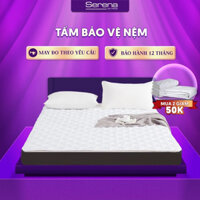Tấm Lót Nệm Chống Thấm SERENA MATTRESS Cao Cấp Miếng Ga Tấm Thảm Trải Lót Trải Giường Bảo Vệ Nệm Đệm Chống Thấm Nước