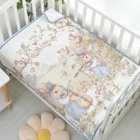 Tấm lót nước tiểu chống nước cho trẻ sơ sinh, có thể giặt bằng máy, lớp A, cotton nguyên chất, thoáng khí, nệm trẻ em JVZB