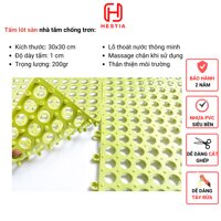 Tấm lót sàn nhà vệ sinh 3T. Vỉ nhựa lót sàn chống trơn Trải Sàn Nhà TắmVệ SinhNhà Bếp. - Xanh nõn chuối