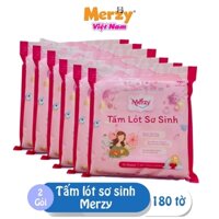 Tấm Lót Sơ Sinh MERZY Siêu Thấm Hút An Toàn Cho Bé