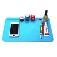 Tấm Lót Sửa Chữa Điện Thoại Điện Tử Kiểu Mới , Thảm Lót Bàn Kỹ Thuật Hàn Mạch Điện Tử Bằng Silicon Chịu Nhiệt