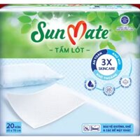 Tấm Lót Sunmate 20 Miếng Kích Thước 45 Cm x 70 Cm - Tấm Lót Dùng Cho Người Bệnh
