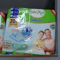 Tấm lót SUNMATE (20m) chóng tràn kích cỡ (42x70cm) loại 20 miếng siêu tiết kiệm