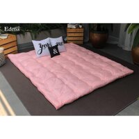 Tấm lót, tấm làm mềm nệm Topper Edena tiện nghi cao cấp sang trọng - Hồng - 1m6 x 2m x 5cm