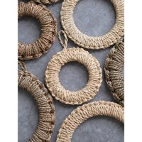 Tấm Lót Tô/Chén Dĩa Đan Rơm Cách Nhiệt Chống Bỏng Phong Cách Nhật Bản Dành Cho Nhà Bếp