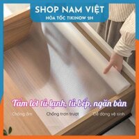 Tấm Lót Tủ Lạnh, Tủ Bếp, Tủ Quần Áo Nhựa EVA Dễ Dàng Vệ Sinh Đủ màu, đủ size - Trong suốt - 30150cm