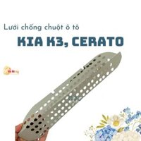 Tấm lưới chắn chuột xe KIA K3 CERATO 2019 2020 2021 2022 2023 thép sơn tĩnh điện chống chuột xâm nhập khe điều hòa khoang máy ô tô cao cấp