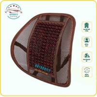 Tấm Lưới Đệm Massage Tựa Lưng Chống Nóng Ô Tô Và Văn Phòng - Đen - Nội Thất ghế  xe