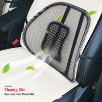 Tấm Lưới Đệm Tựa Lưng, Đệm Ghế Ô Tô, Ghế Văn Phòng - Matxa Thư Giãn Cột Sống Chống Mỏi Lưng - Hangf Loại 1 Chính Hãng MINIIN - 1 chiếc