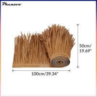 Tấm mái rơm cuộn lòng bàn tay giả để sử dụng phụ kiện Trung tâm 39 "X 20"
